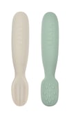 Silikon Kaşık Seti, Sage green/velvet grey