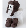 Teddy Patik ve Bere Seti/ 0-9 ay