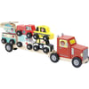 Vilac - Truck and Trailer with Vehicules Stacking Game - Taşıtları Kamyona Dizme Oyunu