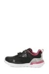 Kinetix Ayakkabı & Çanta Kinetix 102014841 Rolla Pu Siyah-Fuşya-Gümüş Kız Çocuk Spor Ayakk