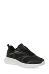 Kinetix Ayakkabı & Çanta Kinetix 102016445 Quıck Run PU Siyah-Karamel Kadın Spor Ayakkabı