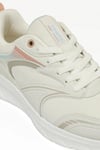Kinetix Ayakkabı & Çanta Kinetix Quıck Run PU W Ekru-Somon Kadın Spor Ayakkabı