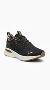 Puma Ayakkabı & Çanta Puma 313963 01 Softride Charm Animal Wns Siyah-Leopar Kadın Spor 