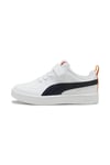 Puma Ayakkabı & Çanta Puma 385836 40 Rickie AC+ PS Beyaz-Siyah-Turuncu Erkek Çocuk Spor