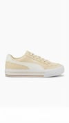 Puma Ayakkabı & Çanta Puma 396353 23 Court Classic Vulc FS Krem-Beyaz Kadın Spor Ayakka