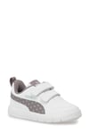 Puma Ayakkabı & Çanta Puma 398759 06 Courtflex V3 Dotty V Inf Beyaz-Mor-Yeşil Çocuk Spo