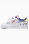 Puma Ayakkabı & Çanta Puma 400658 01 Smash 3.0 Poised 2Race Vlnf Beyaz-Mavi Çocuk Spor 