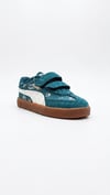Puma Ayakkabı & Çanta Puma 405800 01 Club II Erasuper Puma Vlnf Yeşil-Beyaz Erkek Çocuk