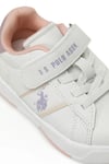 U.S. Polo Assn. Ayakkabı & Çanta U.S Polo Assn. 102021926 Travıs JR Beyaz-Pembe-Lila Kız Çocuk Spo