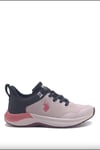 U.S. Polo Assn. Ayakkabı & Çanta U.S Polo Assn. 101265951 Florın WMN 3FX Pembe-Lacivert Kadın Spor