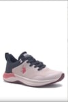 U.S. Polo Assn. Ayakkabı & Çanta U.S Polo Assn. 101265951 Florın WMN 3FX Pembe-Lacivert Kadın Spor
