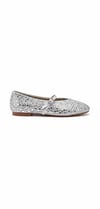 Ustalar Ayakkabı Ayakkabı & Çanta Gümüş Taşlı  Kadın Babet 319.027-1145