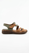 Ustalar Ayakkabı Ayakkabı & Çanta Haki-Multi Kadın Hakiki Deri Sandalet 213.S-024-24425