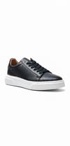 Ustalar Ayakkabı Ayakkabı & Çanta Lacivert-Beyaz Hakiki Deri Sneaker Ayakkabı 632.2501