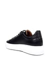 Ustalar Ayakkabı Ayakkabı & Çanta Siyah-Beyaz Hakiki Deri Sneaker Ayakkabı 632.2501