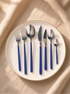 Allegra 42 Parça Silver Blue Yemek Çatal Kaşık Bıçak seti