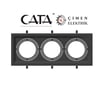CATA CT 5020 Pars Siyah 3'lü Spot KasasıCATA CT 5020 Pars Siyah 3'lü Spot KasasıSıva Altı Led SpotlarCATACT-5020-27015