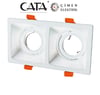 CATA CT 5006 İkili Beyaz Spot KasasıSıva Üstü Led SpotlarCATACT-5006-26320