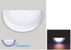 CT 5157 Cata 12 w Okyanus Yarım Ay Ledli Aplik Beyaz-Mavi 6400kSıva Üstü Led SpotlarCATACT-5157-12380