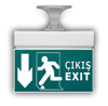 CT 9164 Çift Yönlü 1W Ledli Exıt Çıkış ArmatürüLedli Exıt ArmatürlerCATACT-9164-31961