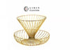Dekoratif Meyvelik Huni 2 Katlı GoldEv Yaşam & DekorasyonDiğerST00389 GOLD-27295