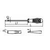 İzeltaş 3x100 Klemens Düz TornavidaPense & Tornavida ÇeşitleriİZELTAŞ4500173100-26545