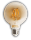 KENDAL KES606 Glop Led Rustik Ampul 6W 2700K Gün Işığı E27 DuyRustik Led AmpullerK2KES606-31590