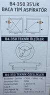 NİSALUCE 35'lik Saç Gövde Baca Aspiratörü 60WAspiratör & FanlarNİSALUCENİSALUCE-35 Baca-27947