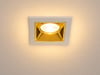 NOAS YL60 3114 Ural Beyaz Gold Kare Spot Kasası GU10 DuyNOAS YL60 3114 Ural Beyaz Gold Kare Spot KasasıSıva Altı Led SpotlarNOASYL60-3114-29557