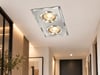 NOAS YL65 2630 Zeus Led Çerçeveli 4000K Kristal 2 Lİ Kare Cam Spot GU10 DuyDekoratif Cam SpotlarNOASYL65-2630-32036