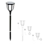 NOAS YL74 1011 S Solar Bahçe Armatür 15W 6400K Beyaz IşıkBahçe ArmatürleriNOASYL74-1011-S-30136