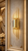 Sarkıt Gold Kasa Dekoratif Ledli Duvar Aplik Pilli Ve Elektrikli 3200K Gün IşığıST00 Pilli Dekoratif Ledli Duvar Aplik Sarkıt Gold 3200K Gün IşığıLed ApliklerNazariumSARKIT-G-P-30268