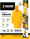 SGS 730 Kapşonlu Yağmurluk Boya Slikon Eldiven SGSSGS-730-26143