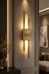 Simetri Gold Kasa Dekoratif Ledli Duvar Aplik Pilli Ve Elektrikli 3200K Gün IşığıLed ApliklerNazariumSİMETRİ-GOLD-31825