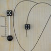  Zar Siyah Çelik Dil Piercing