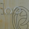 10mm Bioplastik Halka Piercing