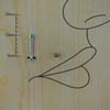 10mm Renkli Spayk Çelik Düz Piercing