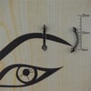 10mm Siyah Spayk Çelik Kaş Piercing