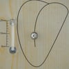16mm Bio Plastik Tek Taşlı Dil Piercing