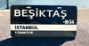 3D Kabartma Baskılı Beşiktaş 34 Plaka Duvar Posteri 
