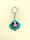 3D Powerpuff Girls Silikonlu Bliss Anahtarlık ve Çanta Süsü