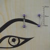 8mm Çelik Kaş Piercing