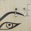 8mm Küp Çelik Kaş Piercing