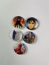 Anime Attack on Titan Rozet ve Çanta Süsü