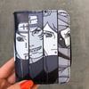 Anime Naruto Aketsuki Sasuke Faces Kısa Cüzdan