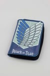 Attack On Titan Logo Mavi Kısa Cüzdan