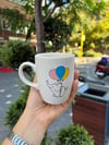 Balonlu Fil Oval Kupa
