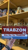 Bize Her Yer Trabzon 3d Baskılı Plaka Duvar Posteri