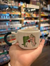 Çift Dinozorlar Düğüm Kupa