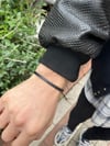 Deri Asansör Sistem Unisex İnce Bileklik